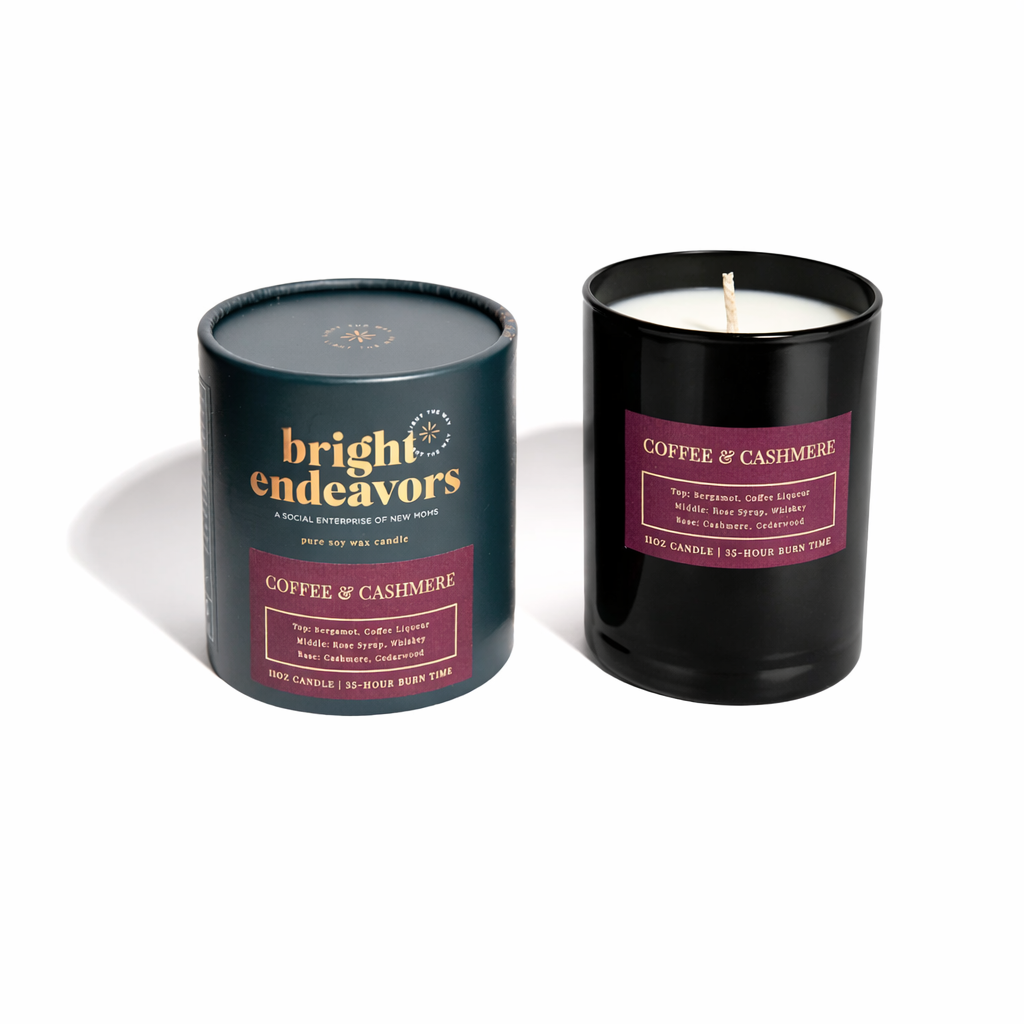 Coffee & Cashmere Fine Fragrance Candle – brightendeavors
