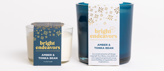 Bright Lights Amber & Tonka Bean Candle