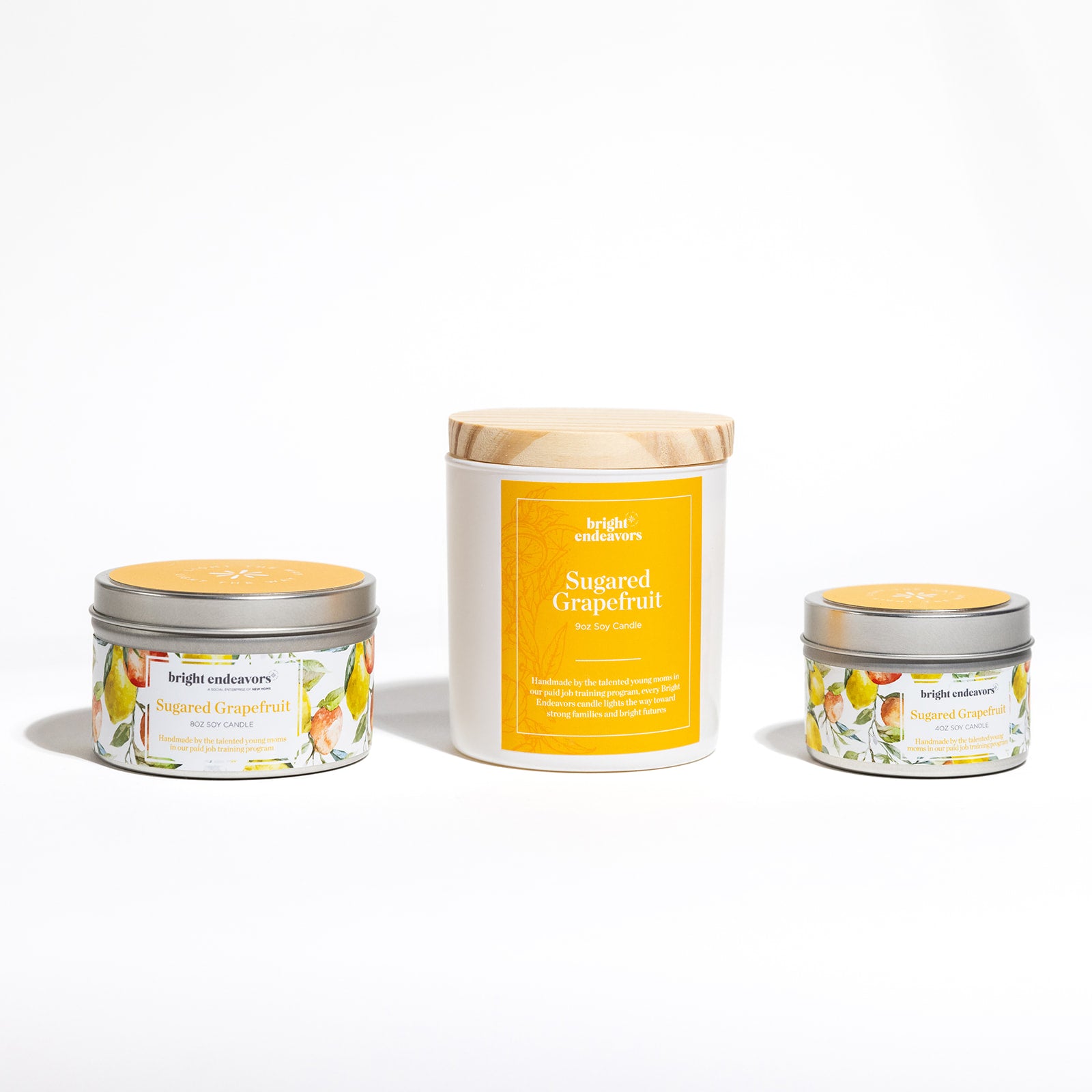 Sugared Grapefruit Candle Collection 