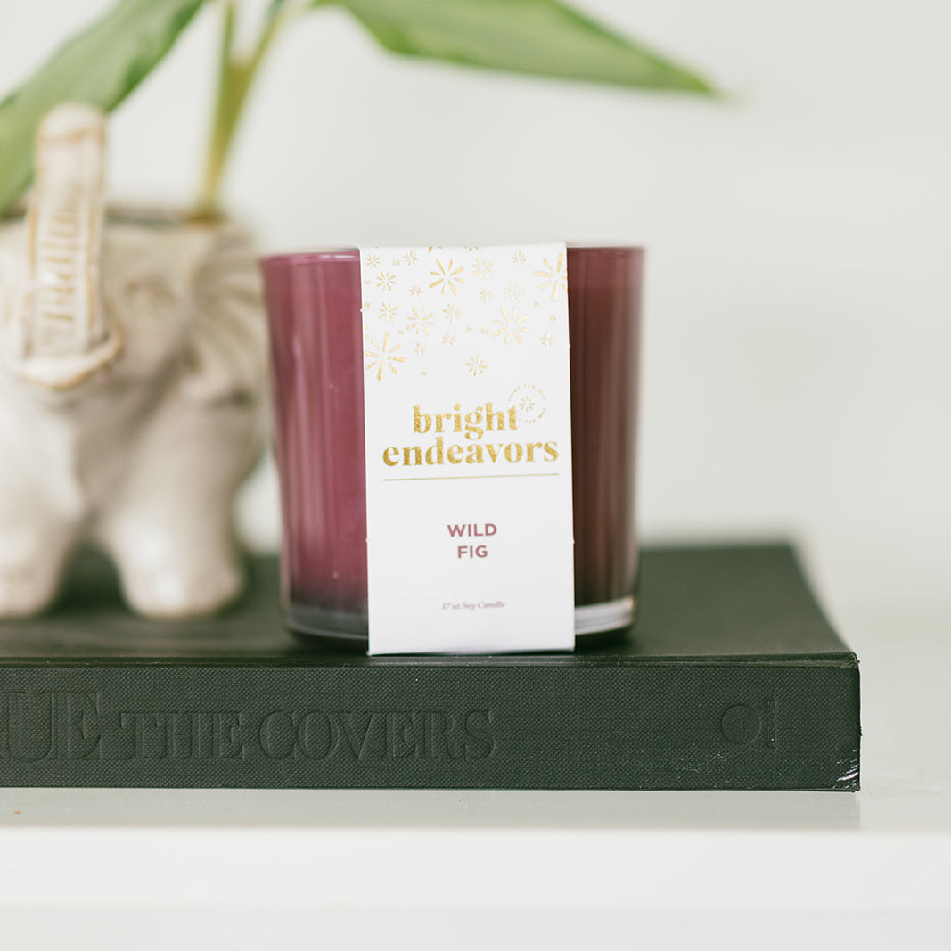 Wild fig candle for bright endeavors 