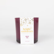 Wild Fig Candle in Purple Vessel 