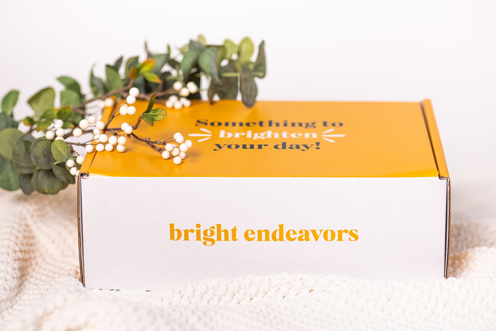 Large Yellow Gift Box Bright Endeavors
