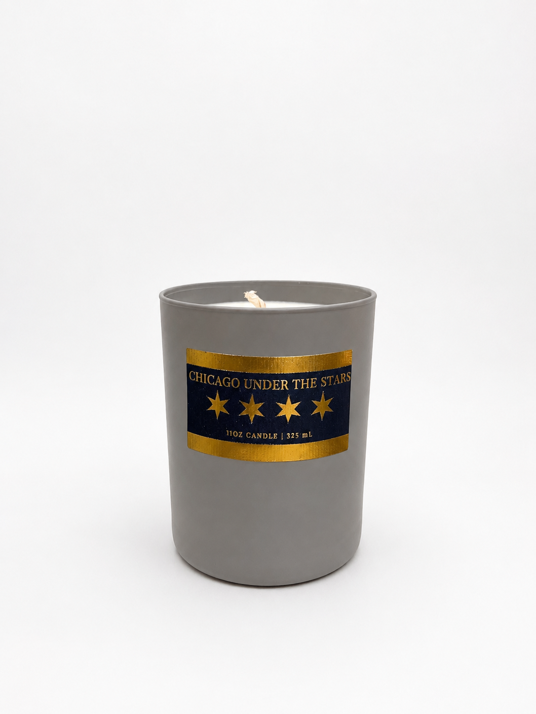 Chicago Under the Stars Fine Fragrance Candle - Gray Vessel