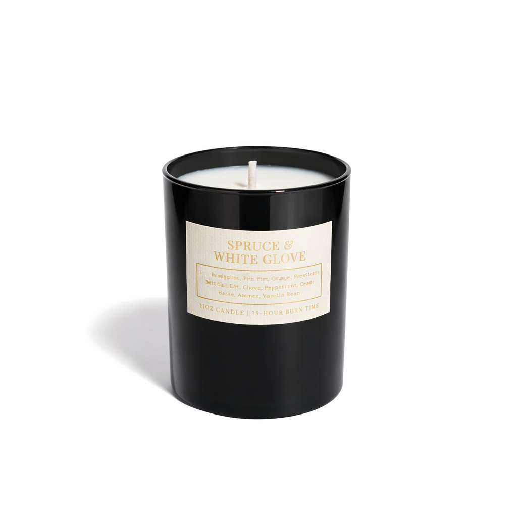 Spruce & White Clove Fine Fragrance Candle